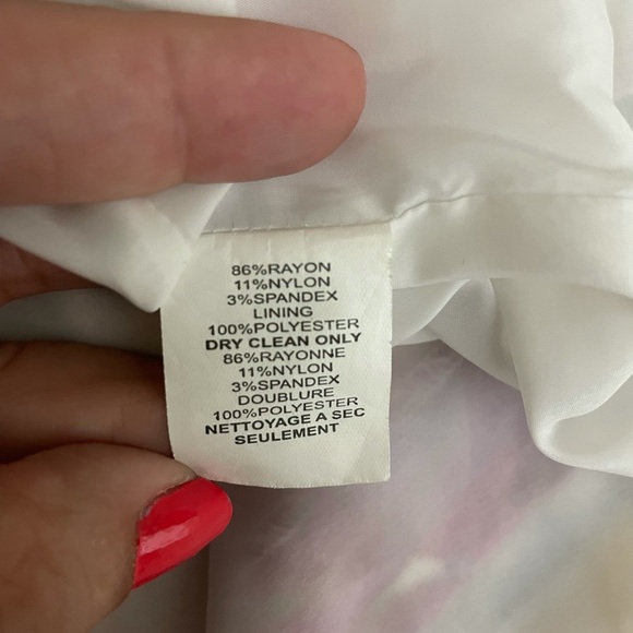 Tina Turk floral keyhole back lacy slip on dress size 2 - Picture 13 of 13